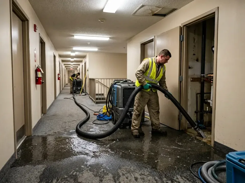 multi-unit-apartment-hallway-f-005 — frequently asked questions, Emergency Burst Pipe Water Extraction & Removal in Santa Te…